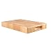 T&G Rectangular Chopping Board in End Grain Natural Hevea Wood, Medium