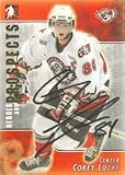 Corey Locke, Ottawa 67's - OHL Autographed Card