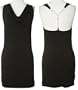 LA BELLE Stretch Mini Dress W/ Chain Back