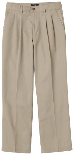Dockers Boys 8-20 Pleated Pant W Double Knee-School Uniform