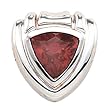 14K White Gold Mozambique Garnet Pendant