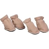 Petco Cozy Tan Booties for Dogs, Small/Medium