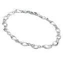 Sterling Silver Link Chain Bracelet 8.5"