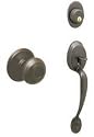Schlage Lock F60VPLYXGEO716 Plymouth Grip Handle Set