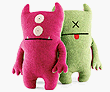 BOP N' BEEP LITTLE UGLY DOLL PINK GREEN uglydoll [Toy] [Apparel]