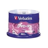 VER95037 DVD+R, 16x Speed, 4.7GB, Branded, F/Recorders/Drives, 50/PK