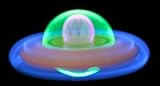 Glow and Throw UFO Flying Disc