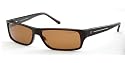 Police S1557 Dark Brown/Brown POLARIZED Sunglasses (POLICE-S1557-580958)