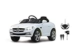 Jamara 404607 - RC Ride-on Mercedes Benz SLK 27 Mhz inklusive Fernsteuerung, weiß