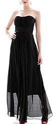 Strapless Ruched Chiffon/Linen/Spandex Club Dress/Party Dress 
