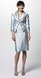 SILK/COTTON BEADED JACKET DRESS