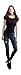 Aeropostale Women's Seriously Stretchy Dark Wash Destroyed High-Waisted Jegging