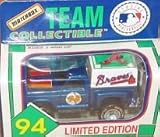 Atlanta Braves 1994 Matchbox MLB Diecast Ford Flareside Pick-up Truck White Rose Collectible Toy Car 1:64 Scale Pickup