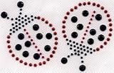 Dritz Iron On Rhinestuds Ladybug 2IOR-2901; 6 Items/Order