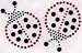 Dritz Iron On Rhinestuds Ladybug 2IOR-2901, 6 Item(s)/Order