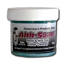 "Ahh-Some Pool & Spa Filter Cleaner 2oz - 4+ Filter Cleanings, Reuse Filters" "Ahh-Some Pool & Spa Filter Cleaner 2oz - 4+ Filter Cleanings, Reuse Filters"
