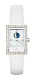 Dallas Mavericks Ladies Allure Watch White Leather Strap