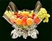 Arthur Court Grape Stand With 14 Acrylic Bowl