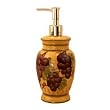 KITCHEN SOAP DISPENSER,TUSCANY GRAPE DECOR