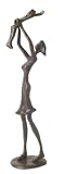 Mother Holding Child Bronze Figurine