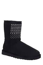 Big Sale Best Cheap Deals UGG Women's Classic Short Bling Boot (Black 7.0 M)