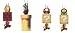 Super Mario Brother Animated Phone Strap - Coin, Luigi, Super Mushroom and Piranha Plant