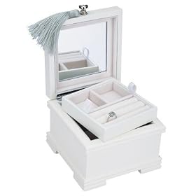 Reed and Barton Emma White Jewelry Box