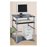 Furinno 99722BK/GY (10016BK/GY) Computer Desk, Black and Grey Finish