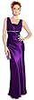 Satin Chiffon Prom Dress Holiday Formal Gown Crystals Full Length Junior Plus Size