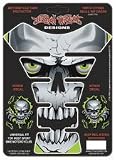 TANK PROTECTOR GREEN SKULL RIP - Lethal Threat Decals -