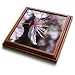 Pink Flowering Tree Flower Floral Photography Macro - 8x8 Trivet With 6x6 Ceramic Tile