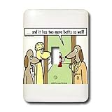 Londons Times Funny Dogs Cartoons - Dog Realtors - Light Switch Covers - single toggle switch