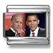 Barack Obama and Joe Biden Italian Charm