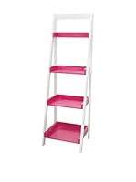 Galileo Estantería Rosa/Blanco