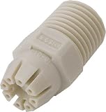 TRUSCO いけうち ラウンド型エアーノズル PP樹脂製 1/4オス Φ1.0 14MTFR8010PPIN