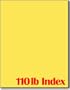 Cardstock, Plain Yellow - 250 Sheets