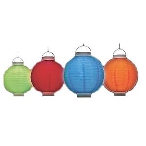 Get Enough Light with 4 Solar Powered Garden Lanterns