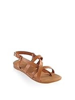 Simoty Sandalias planas (Tabaco)