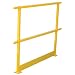 Vestil TOE-B-48-N Toeboard for Steel Square Safety Handrail, 43-1/2" Length, 4" Height