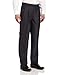 Louis Raphael ROSSO Men's Pleated Pattern Dress Pant with Comfort Waistband