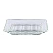 Vintage French Recycled Glass Bar Soap Dish for Kitchen Laundry & Bath ~ G158 Clear Glass French Retro Style Bar Soap Holder