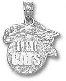 Kentucky Wildcats Solid Sterling Silver Comeback 'Cats Modeled Pendant