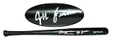 Black Mini-Bat (serial-numbered to 50) signed by Atlanta Braves Jeff Francoeur - Autographed MLB Bats