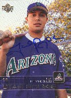 Tila Reynolds, Arizona Diamondbacks, 2003 Upper Deck Star Rookie Autographed Card