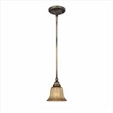 31wbAXBGswL. SL160  Minka Lavery La Cecilia 4141 573 Mini Cone (17H x 6W) 100 watt Pendant in Patina Iron Reviews