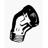 1/8 IN 45d Galvanized St Elbow