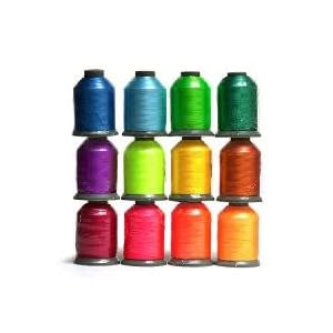 12-Large-Spools-BRIGHT-Embroidery-Machine-Thread