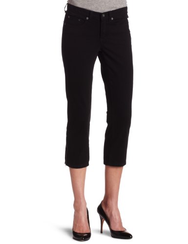 Karen Kane Women's Zipper Capri Pant, Black, 10