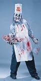 5 Pc Gruesome Gourmet Chef Adult Costume. Fits up to 200 lbs.