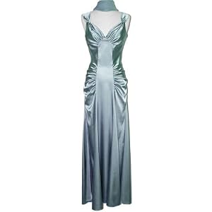 Satin Glam Holiday Formal Gown Prom Bridesmaid Dress